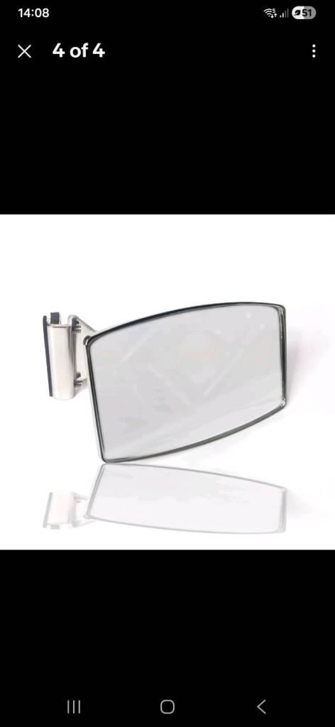 Clamp on door mirrors 
