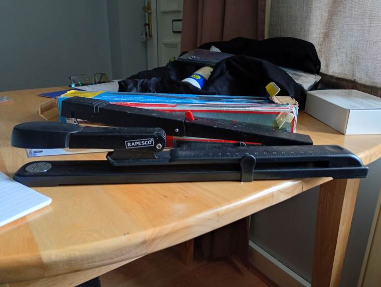 Staplers.....long arm