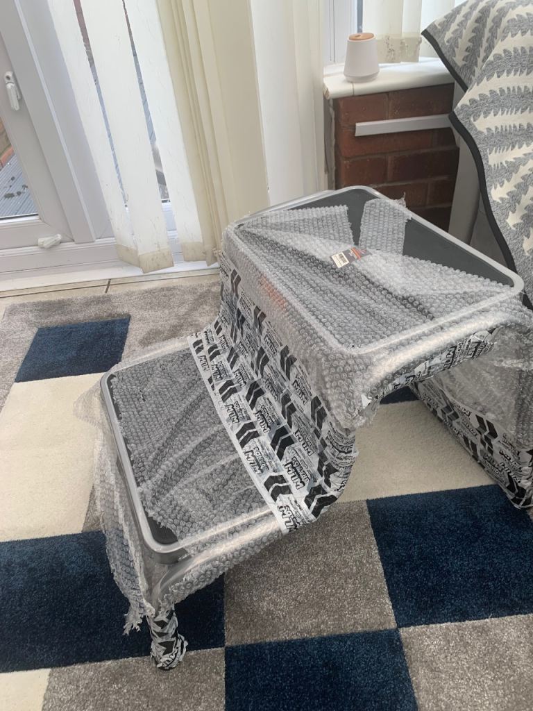 Two step caravan step 