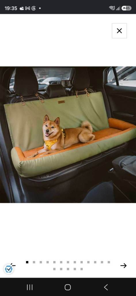 Car dog seat/ bed