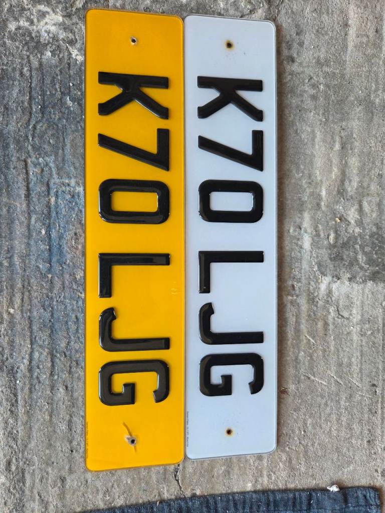 K70LJG Private plate for sale