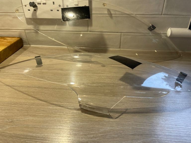 Acrylic Clip On Headlamp Deflectors 2 Pack for Seat Altea 2004-2015