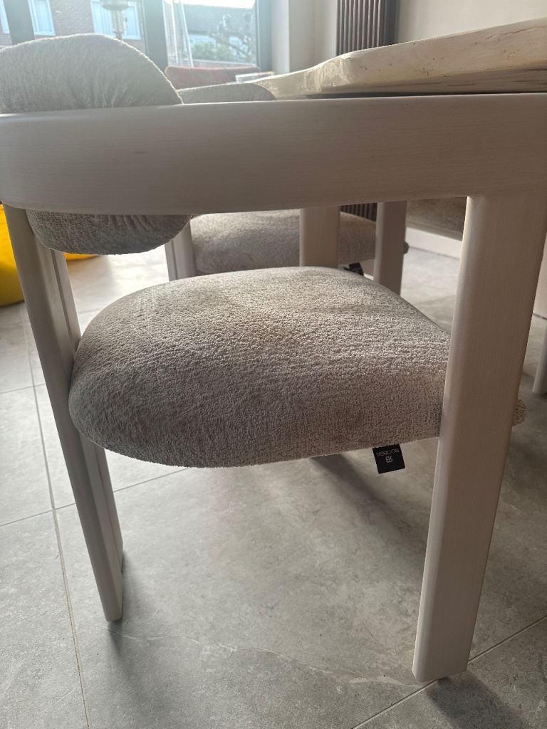 4 Roobba Kira dining chairs £175 each