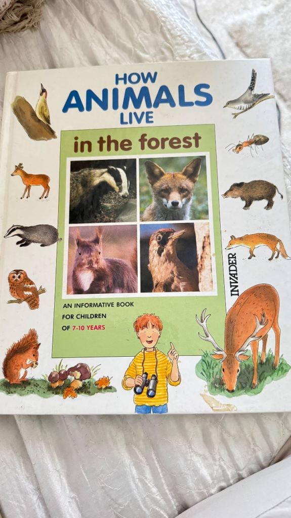 How Animals Live in the Forest Book – Invader, Good Condition