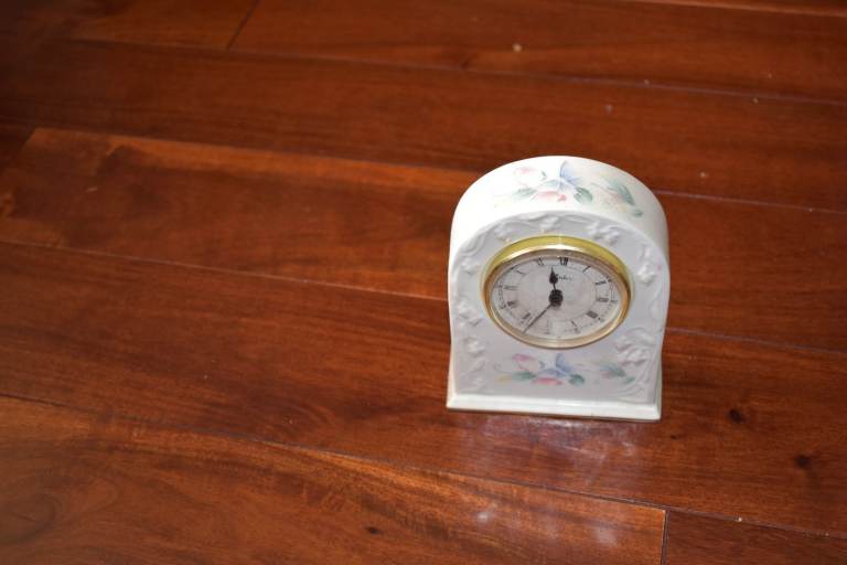 Vintage Aynsley Bone China Mantel Clock