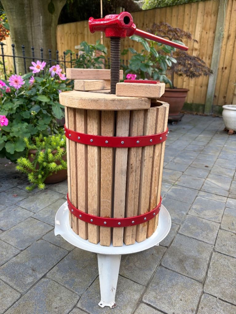 Traditional Wooden Fruit Press - Good Condition