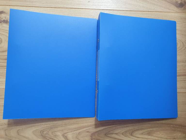 Small Presentation Hard Backed Ring Mechanism Ringbinders x2 Document Organisers