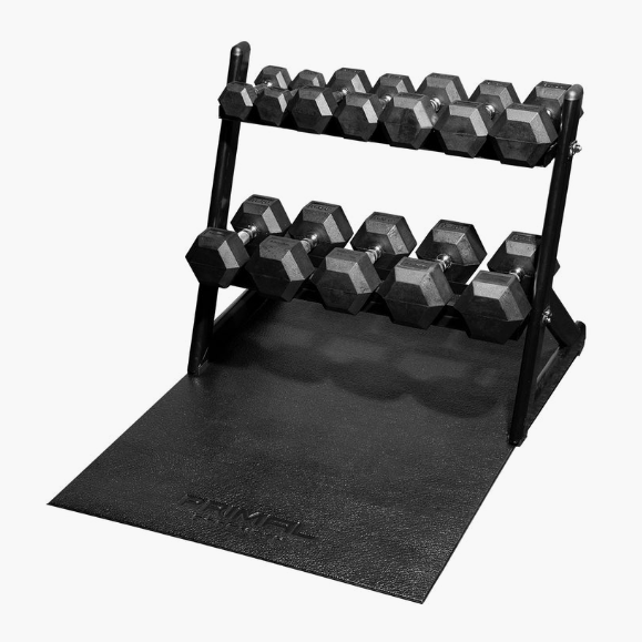 Primal Personal Series 105kg PVC Hex Dumbbell Set