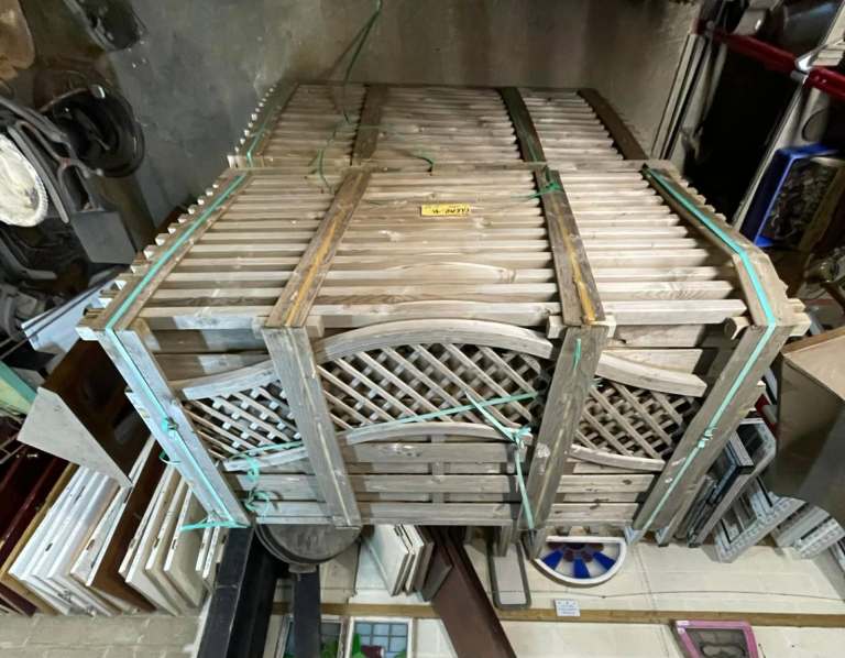 New 6ft x 3ft Horizontal Lattice Swept Top Fence Panels x48 Available