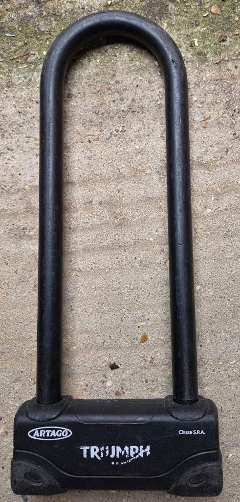 Triumph Artago U-Lock for Bikes or Motorcycles