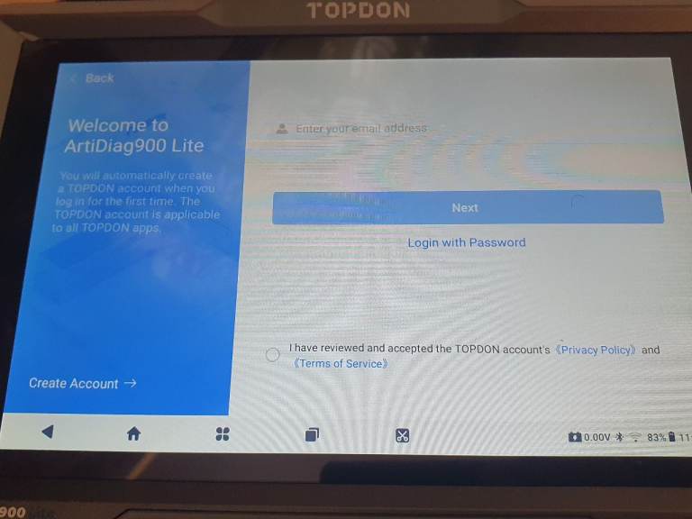 Brand New TOPDON ArtiDiag900 Lite Full System Diagnostic Tool OBD2 Scanner 8" Android