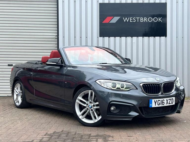 2016 BMW 2 Series 220d M Sport 2dr Step Auto CONVERTIBLE DIESEL Automatic