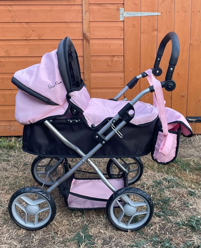 Silver Cross Doll's Pram – Pink, Good Condition