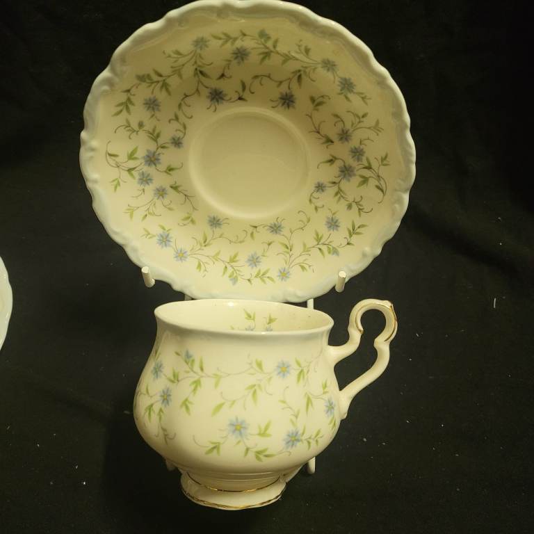 Royal Albert Cup And Saucer Caroline Footed Tea Cup / Coffee Cup Fine Bone China (p)