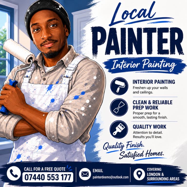 Local Painter – Interior Painting | Free Quotes | London