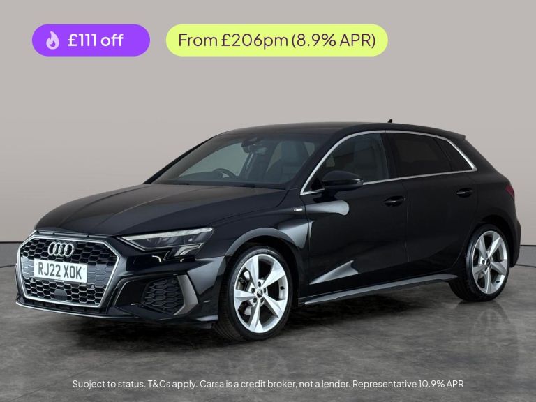 2022 Audi A3 30 TFSI S Line 5dr S Tronic HATCHBACK PETROL Automatic