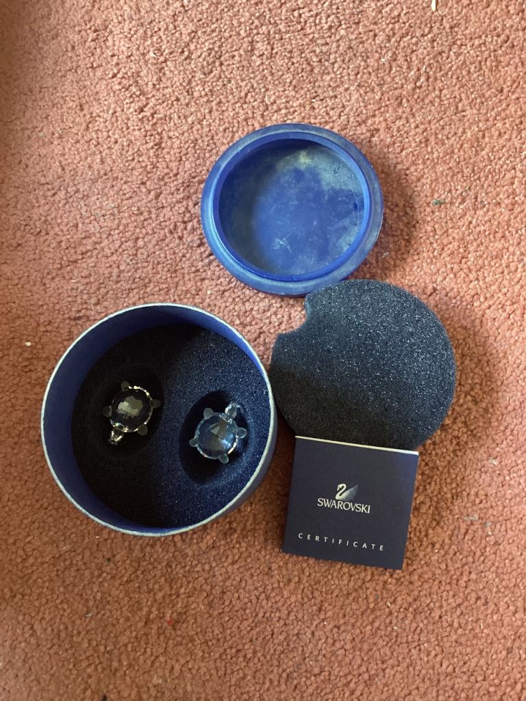 Swarovski Crystal Turtles