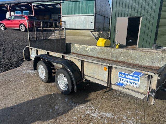 IFOR WILLIAMS 2.7 TON  12FT TWIN AXLE PLANT TRAILER.