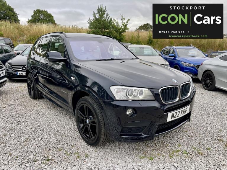 BMW X3 2.0 X3 xDrive20d M Sport Black Auto Diesel 2012