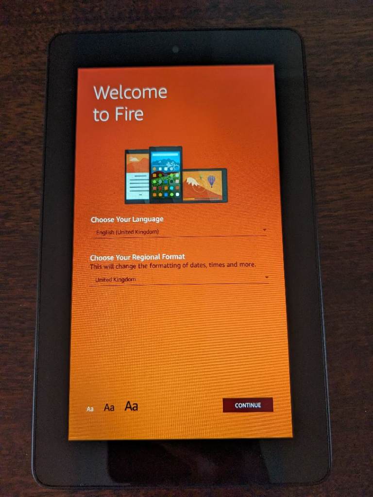 Amazon Fire Tablet Wifi 5th Generation 7" Display 16gb Black x 2