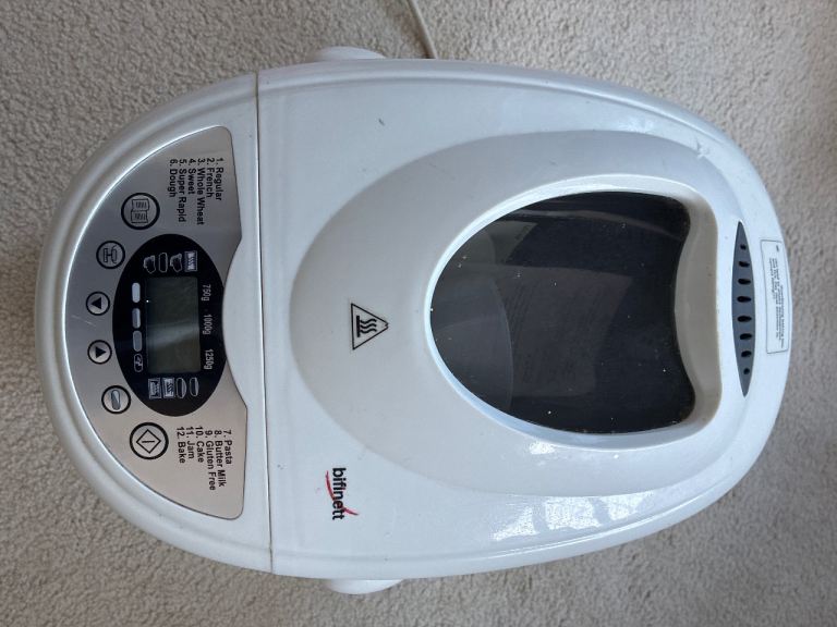 Bimettii Breadmaker Machine - White, Good Condition