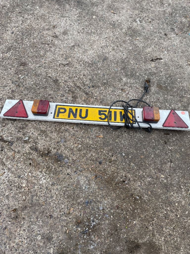 Trailer rear board