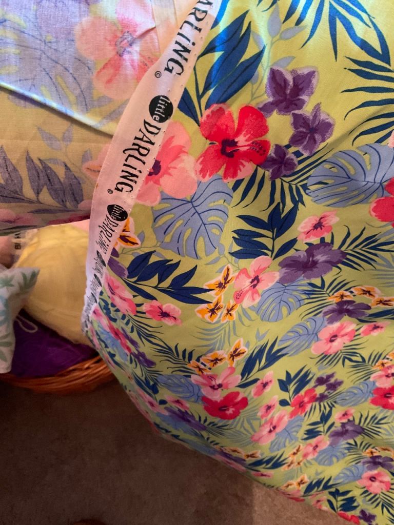 Sewing 17 Metres of Little Darling Fabric 60 inches wide Cotton 