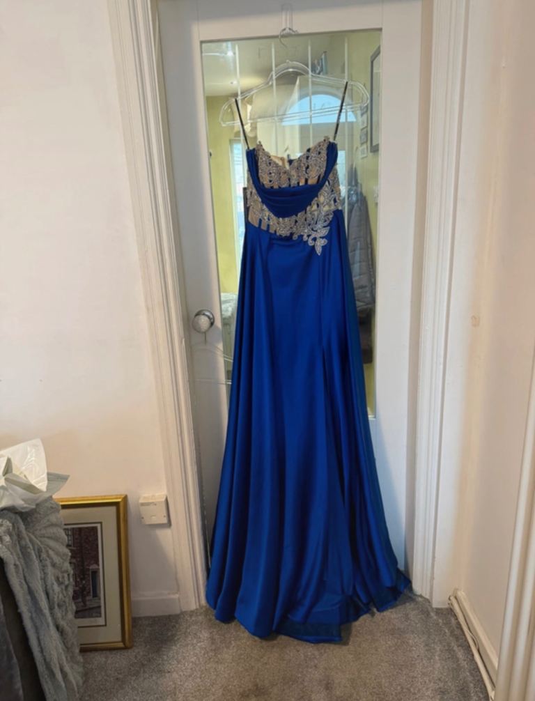 TO THE NINES Royal Blue Prom Dress – Size 8, New with Tags