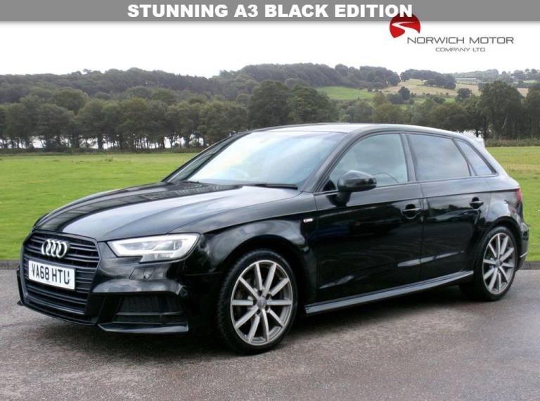 2019 Audi A3 1.0 TFSI 30 Black Edition Sportback 5dr Petrol S Tronic Euro 6 (s/s) (116 p Hatchbac...
