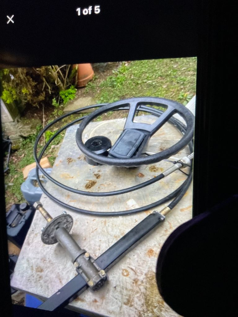 Boat steering 17 ft cable length 