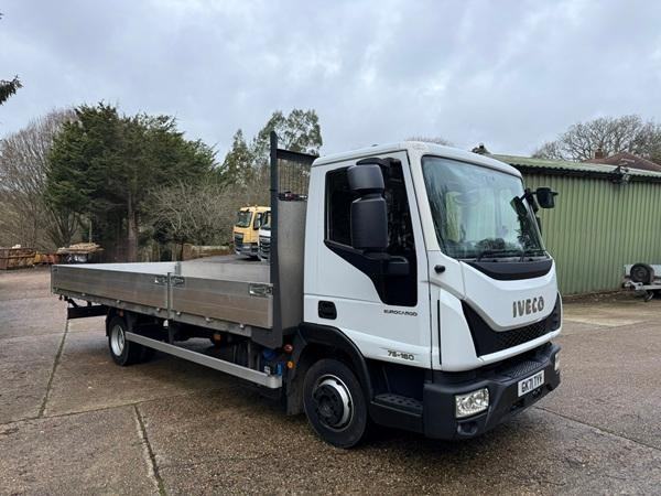 Iveco 75-180 21ft 3 Dropside Scaffold Body