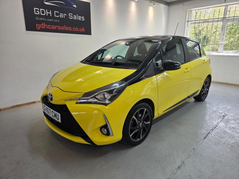 2017 Toyota Yaris 1.5 VVT-i Yellow Bi-Tone Limited Edition Hatchback 5dr Petrol