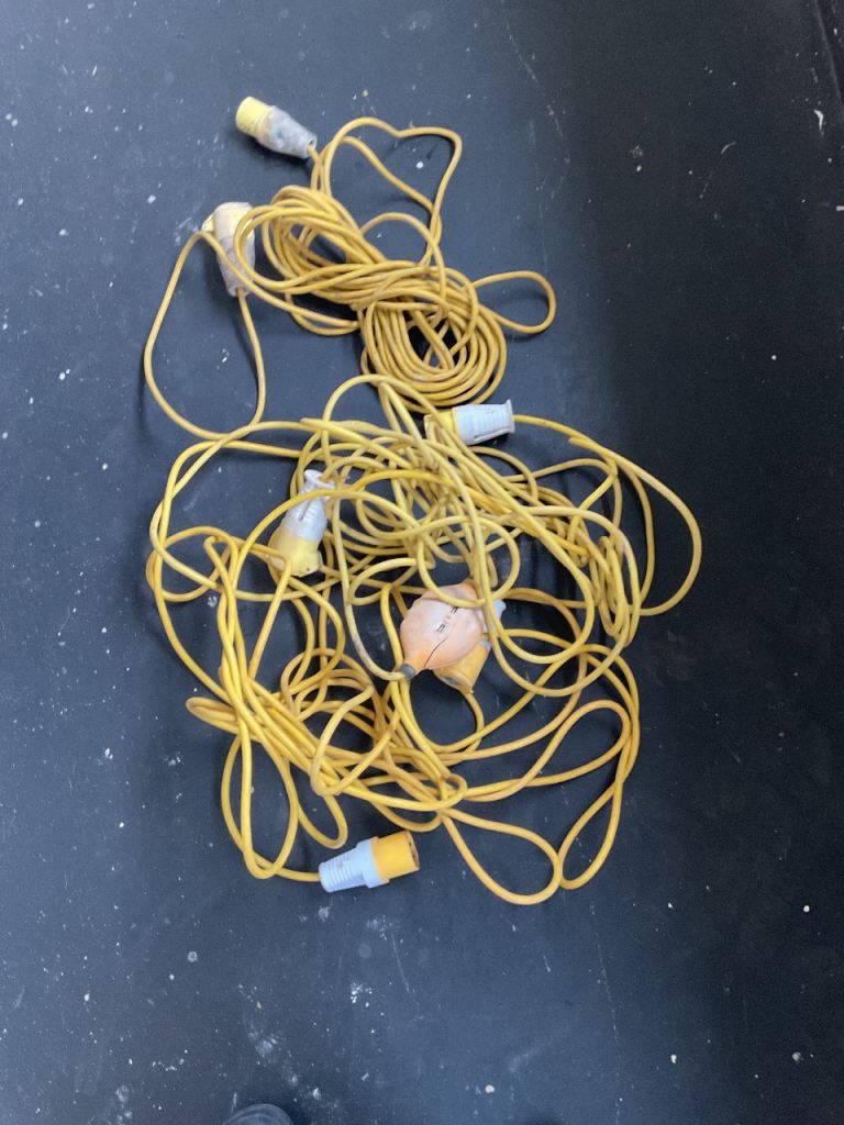 3  x 110v extension cables 