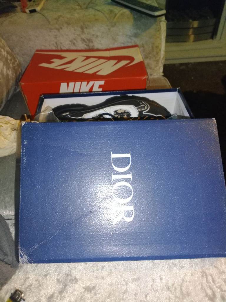 Men's Christian Dior trainers worn once or twice 