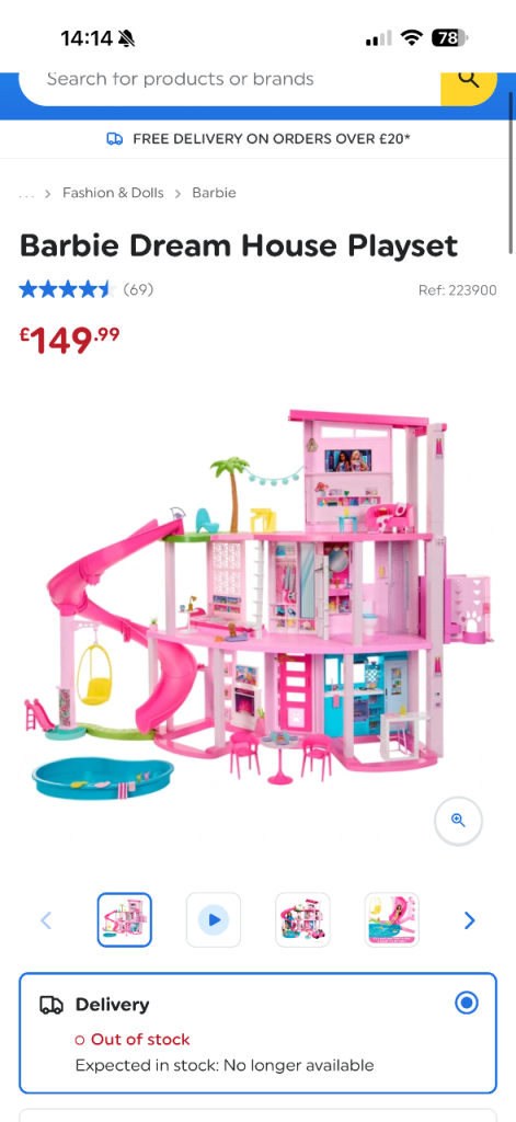 Barbie dreamhouse pool party 
