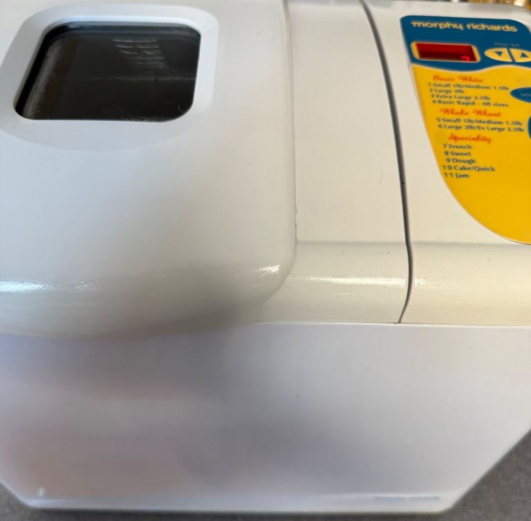 Morphy Richards Breadmaker - White, Good Condition