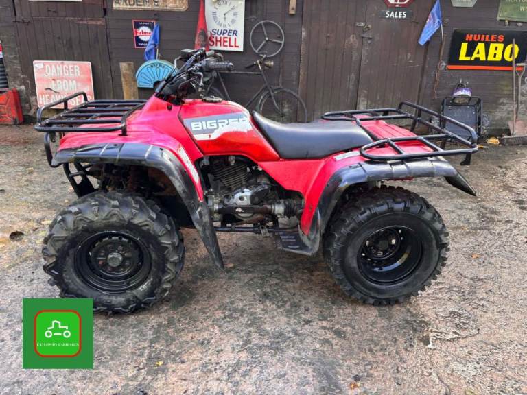 HONDA TRX300 BIG RED 4X4 ALL WORKING TRADE SALE BARGAIN SEE VIDEO 