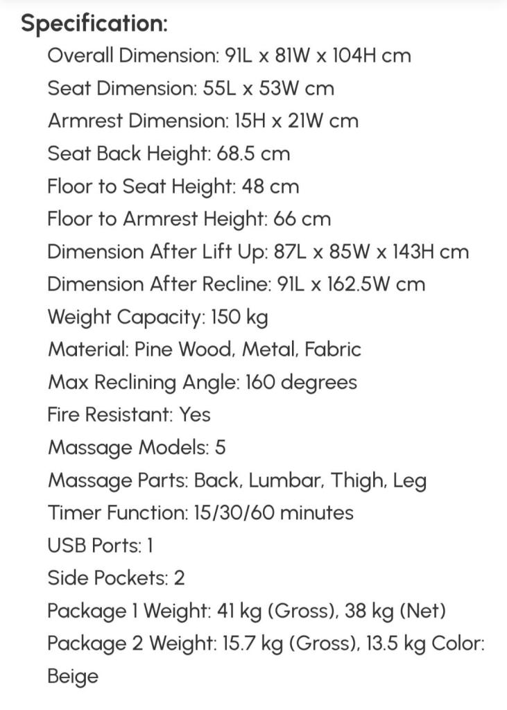 Sofa, sofa chair, massage chair, chair, electric chair