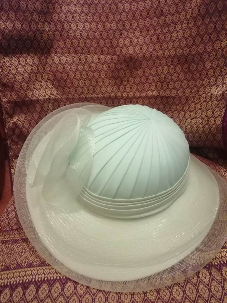 Woman's wedding hat