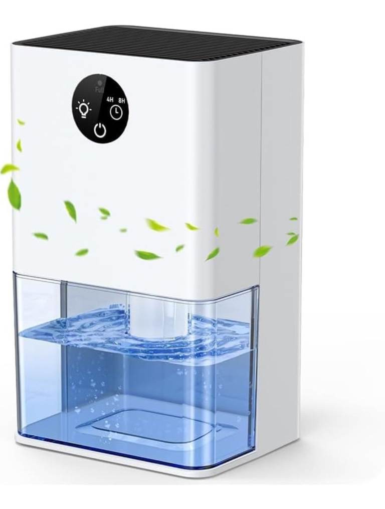 Dehumidifier for Home 22.5W，1800ML Electric Dehumidifiers 400ML/Day