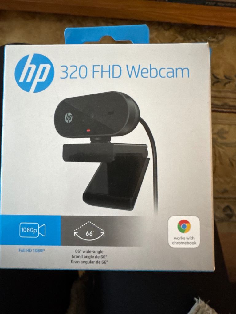 HP 320 Full HD Webcam New 