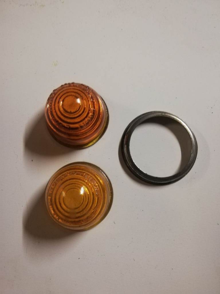 image for Lucas L594 Glass Lenses and Chrome Fixing Ring