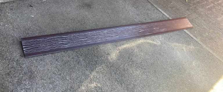 Freefoam rosewood Fascia board cover