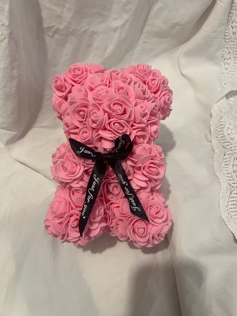 Rose bear valentines