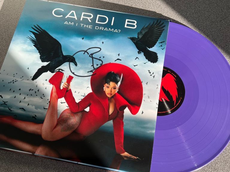 Cardi B - AM I THE DRAMA? | Rare SIGNED Exclusive Purple Vinyl/LP