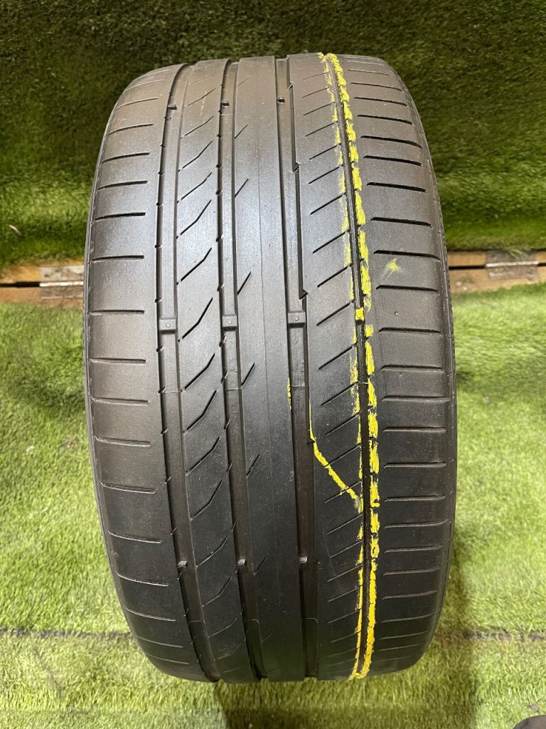 X1 265/30/21 96Y XL Continental Conti Sport Contact 5p R01 5MM PART WORN TYRE 23