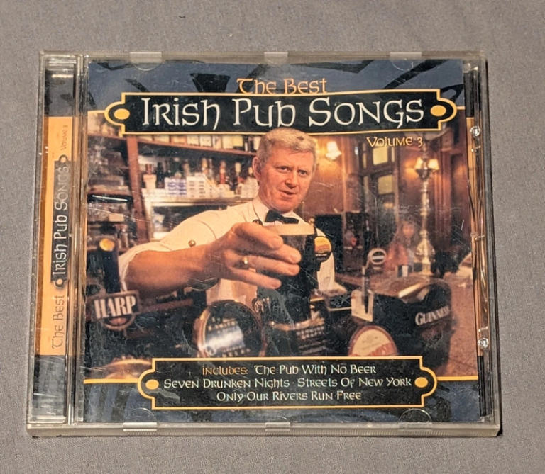 The Best Irish Pub Songs Volume 3 CD Traditional Folk Compilation
