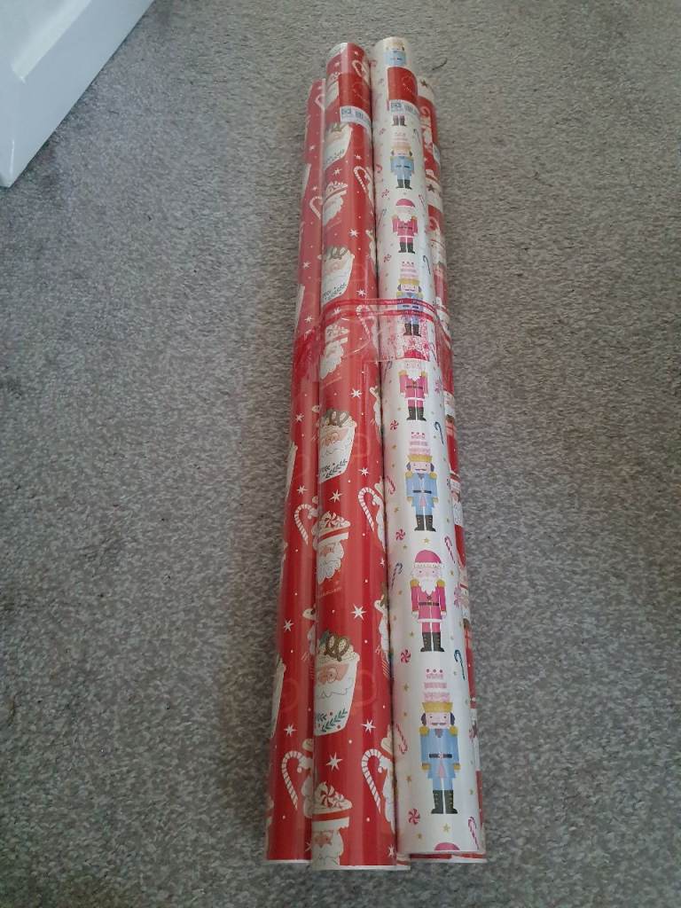 New Christmas Wrapping Paper Rolls - Festive Designs