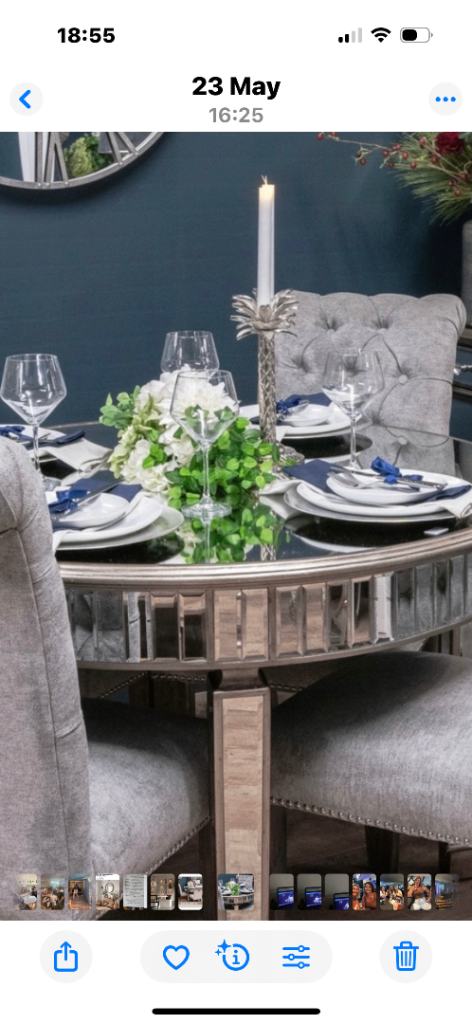 image for Dining table and chairs