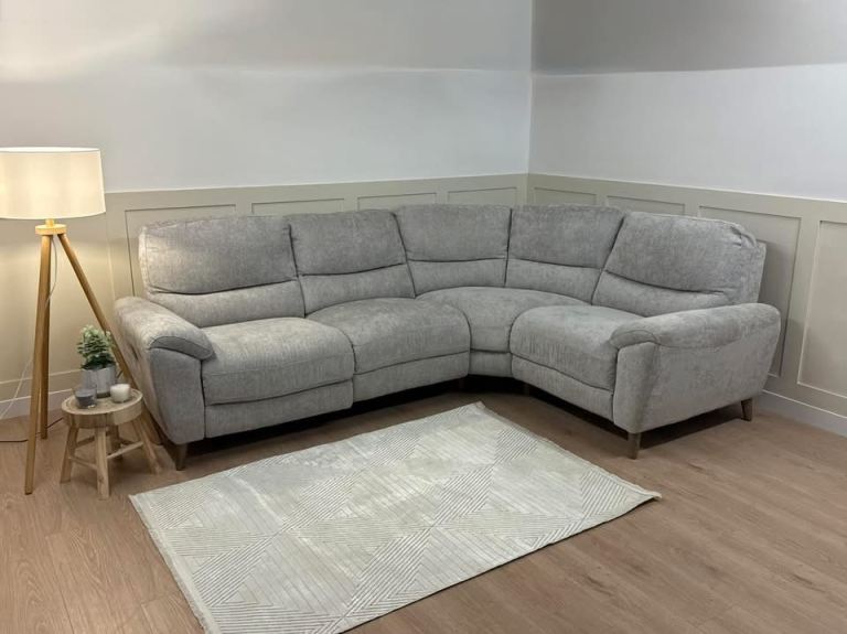 New Stock! *HIGH STREET BRAND* Sofology Power Reclining Corner Sofa 